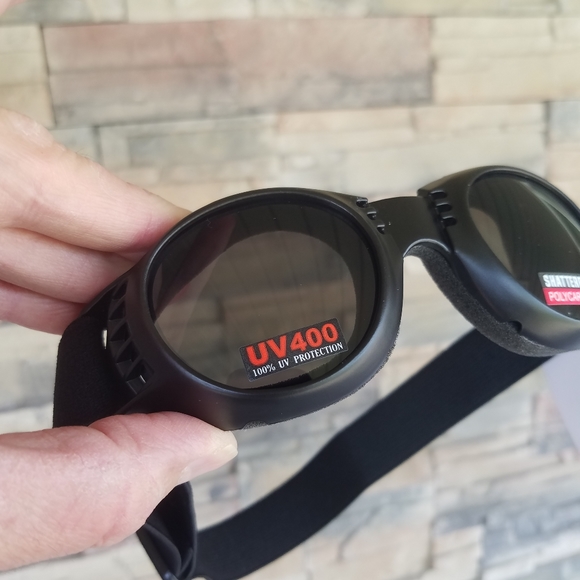 Motorcycle Goggles Burning Man Cycling Mens Nomad 50 Venezuela bolivar currency - Picture 13 of 13